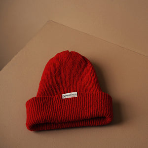 Long Beanie Rot